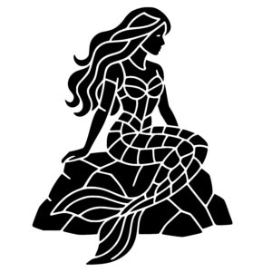 Mermaid on Her Rock