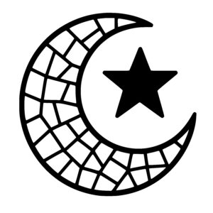 Crescent Moon and Star