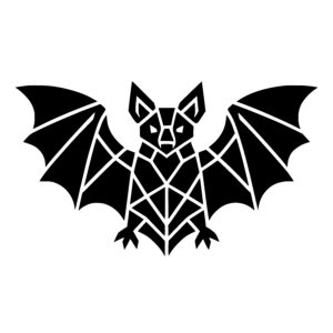 Geometric Bat Wings