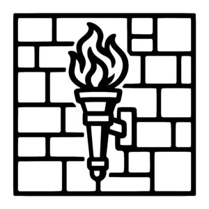 Stone Wall Torch