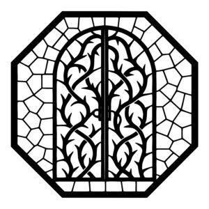 Vine-trimmed Entrance