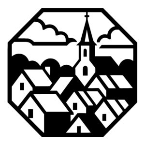 Quaint Village Scene