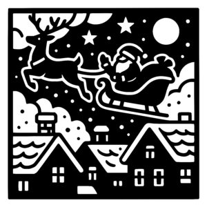 Santas Nighttime Journey
