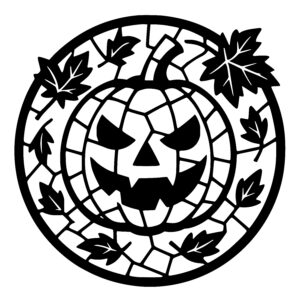 Menacing Pumpkin Face