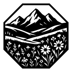 Floral Mountain Harmony