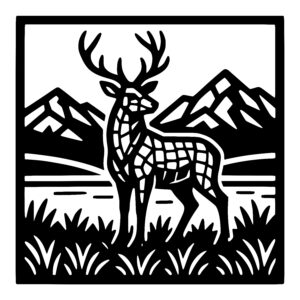 Lattice Antlers in Nature