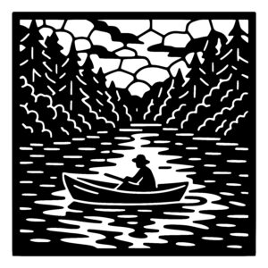 Canoeing on Calm Waters