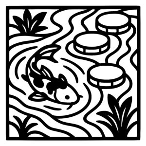 Koi in Gentle Waters