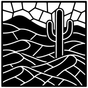 Cactus in Desert Dunes