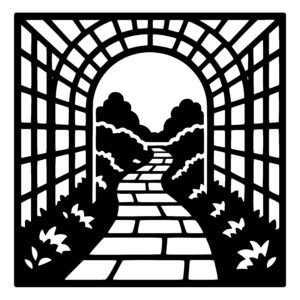 Tranquil Garden Pathway