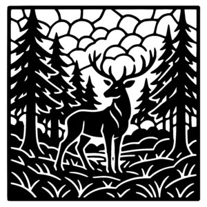Serene Forest Stag