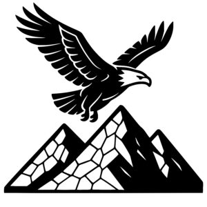 Eagle’s Flight above Peaks