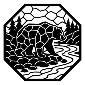 Octagonal Bear Scene