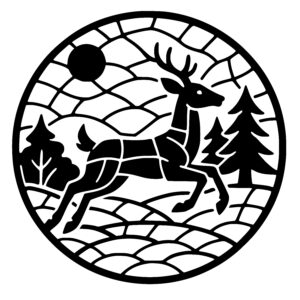 Deer in Natures Dance
