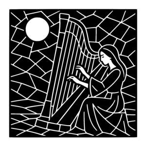 Harpist Under the Sun