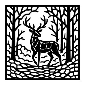 Majestic Forest Stag