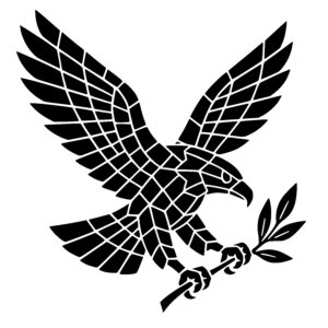 Eagle Soaring with Peace