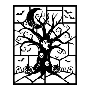Halloween Tree Scenery