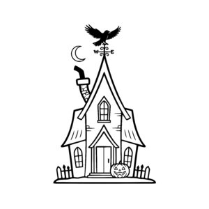 Whimsical Halloween Cottage