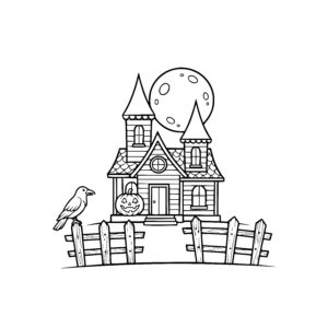 Moonlit Pumpkin House