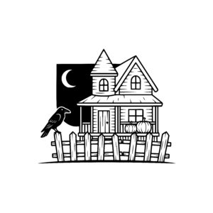 Mystery Moonlit House