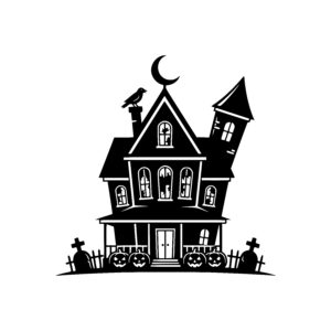 Creepy Moonlit Cottage