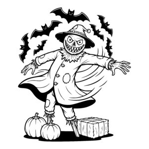 Grinning Guardian Scarecrow