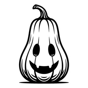 Whimsical Pumpkin Face