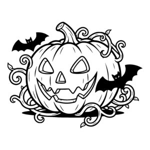Pumpkin and Flying Bats