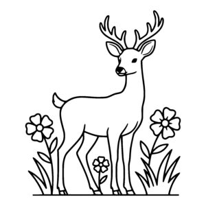 Majestic Forest Deer