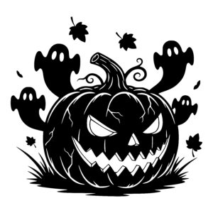 Ghastly Pumpkin Friends