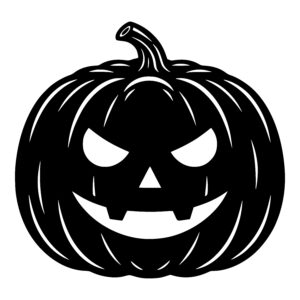 Menacing Pumpkin Face