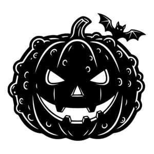 Bat and Pumpkin Spook