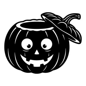 Cheerful Carved Pumpkin