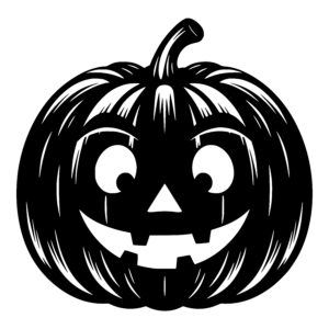 Cheerful Pumpkin Face