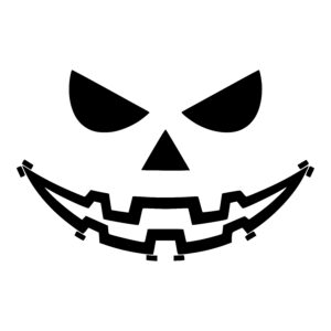 Spooky Grin Face
