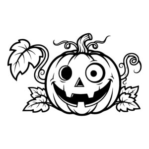 Whimsical Jack-o-lantern