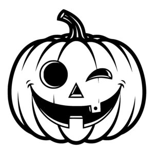 Winking Pumpkin