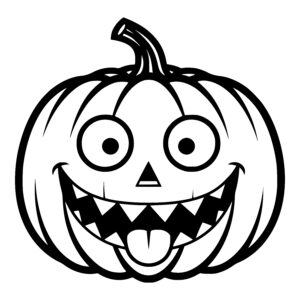 Playful Pumpkin Face