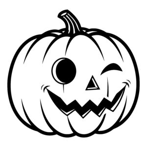 Mischievous Halloween Pumpkin