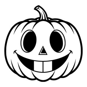 Playful Pumpkin Face