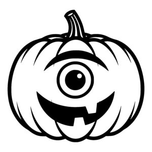 Cheerful Pumpkin Face