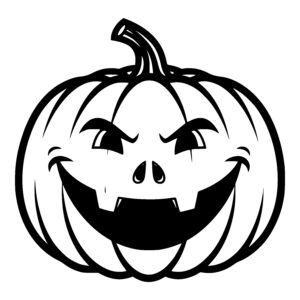 Mischievous Grinning Pumpkin