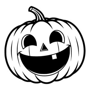 Smiling Jack-o-lantern