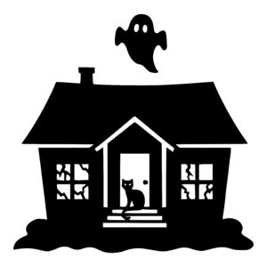 Cat and Ghost House