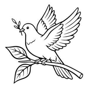 Soaring Dove of Peace