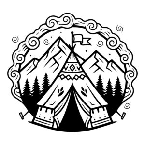 Tent at Mountains Edge