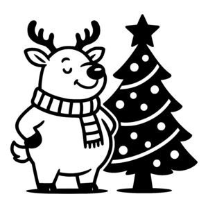 Cheerful Reindeer Friend