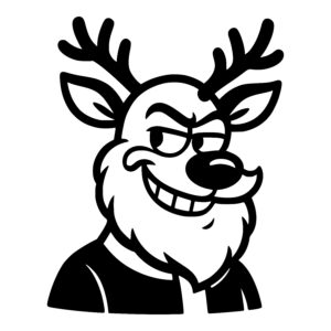 Cheeky Antlered Character