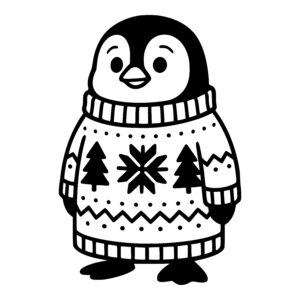 Sweater-wearing Penguin